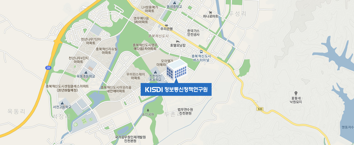 정보통신정책연구원 약도 이미지